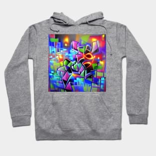 Neon Graffiti Hoodie